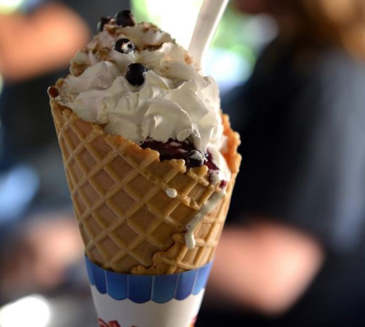 Blueberry Pierogi Sundae