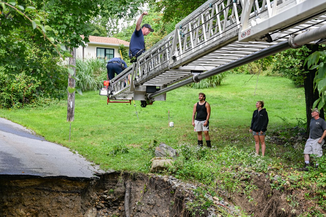 Leominster bridge washout