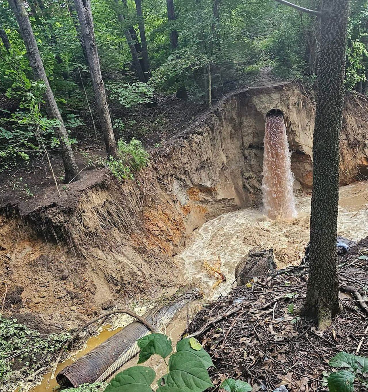 Water main break Springfield