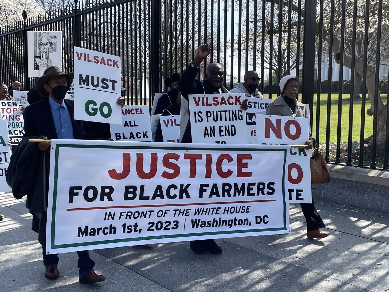 Justice for Black Farmers protest