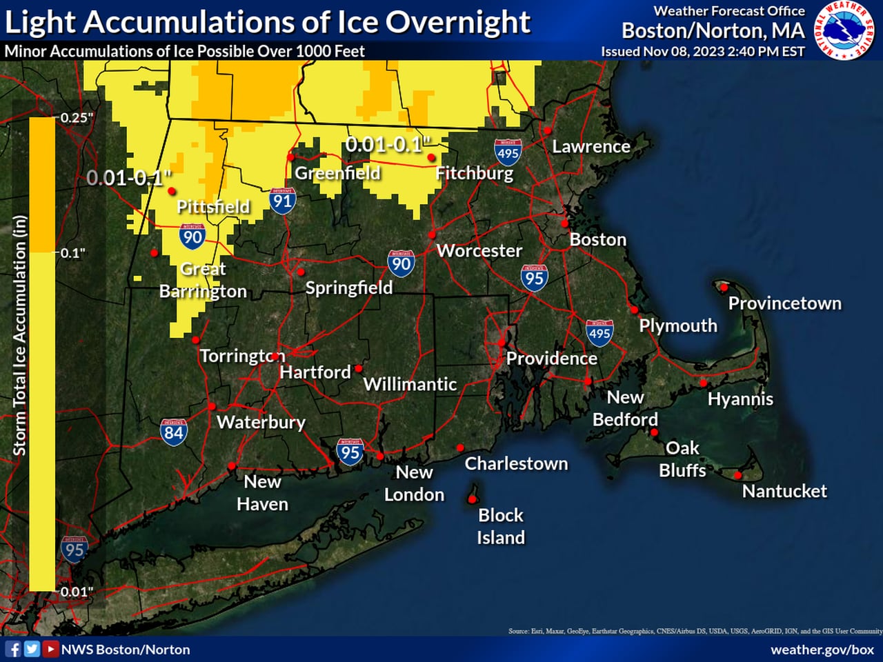 Overnight ice