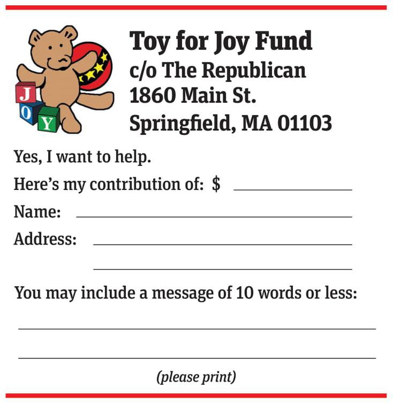 2023 Toy for Joy coupon
