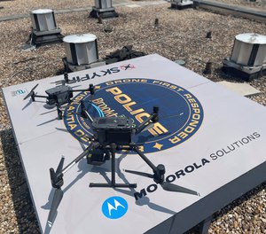 Brookhaven PD's rooftop drone launchpad ensures the drone is positioned and ready to fly.