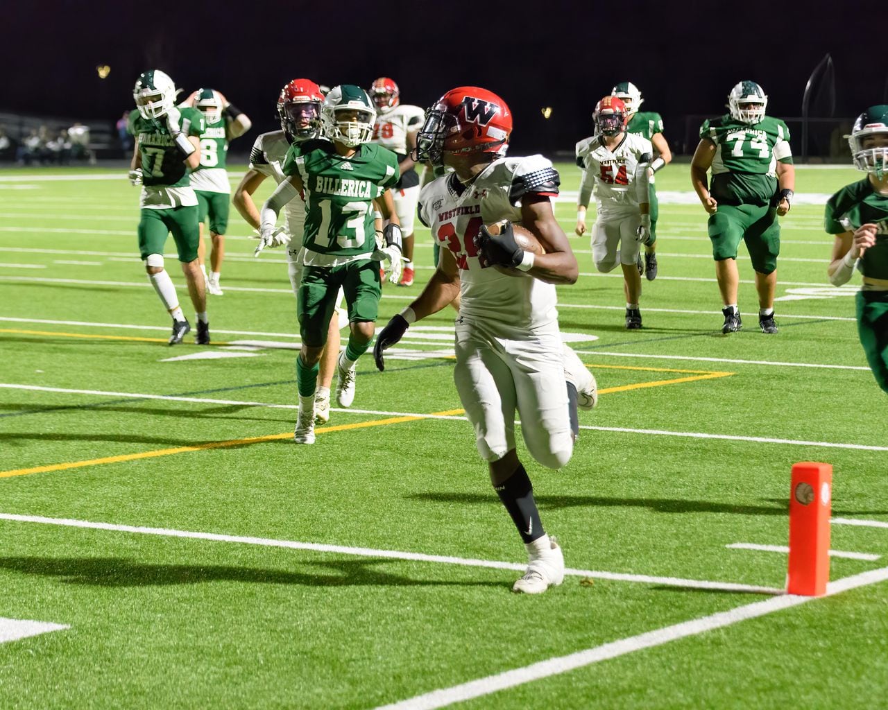 Westfield High vs Billerica Memorial Football