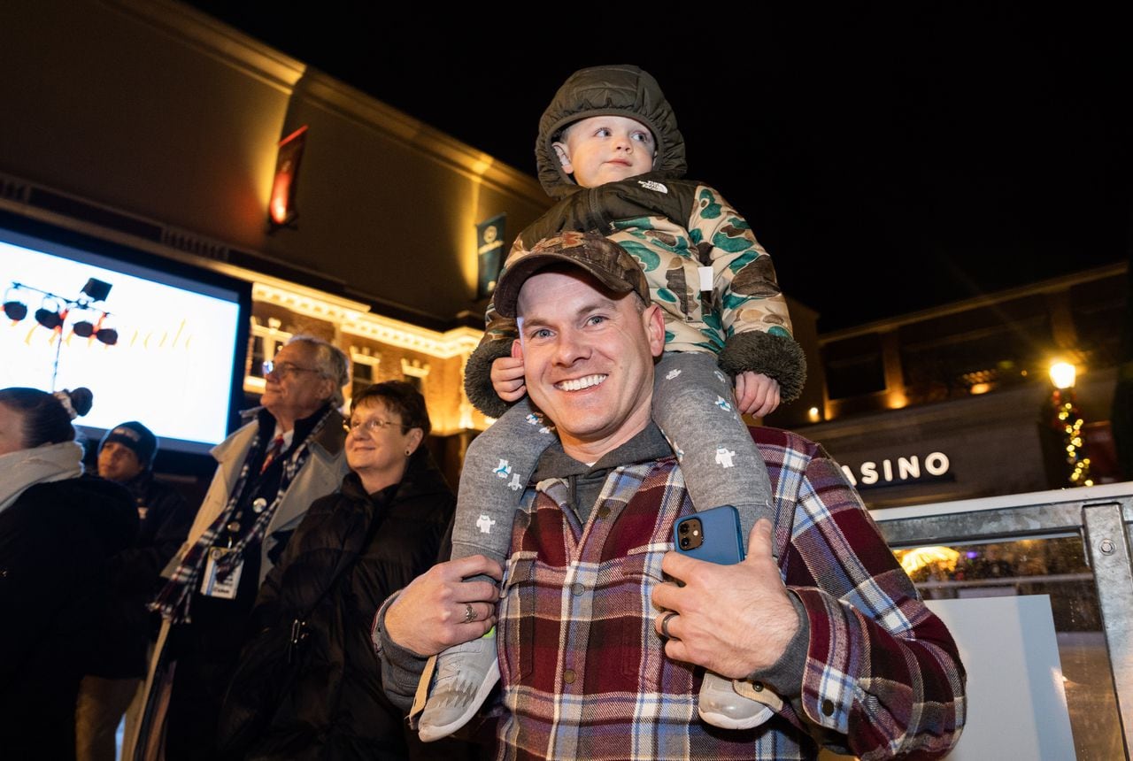 MGM Springfield tree lighting