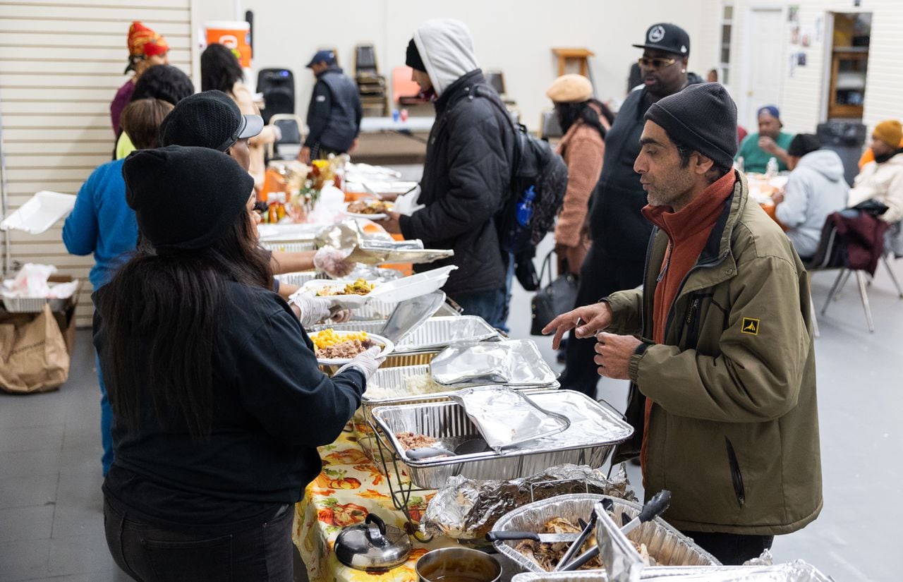 Thanksgiving Feast in Mason Square