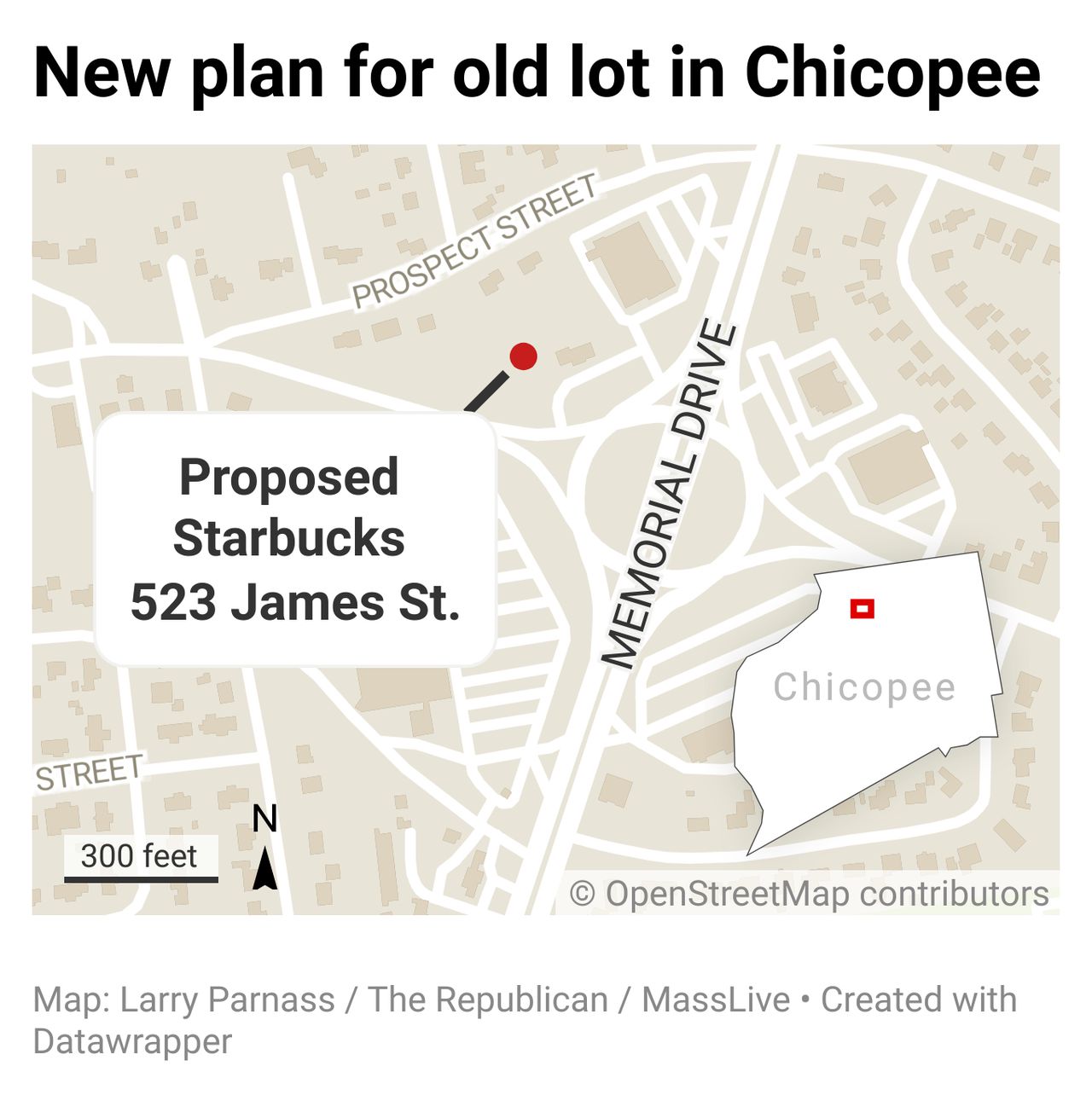 Chicopee map