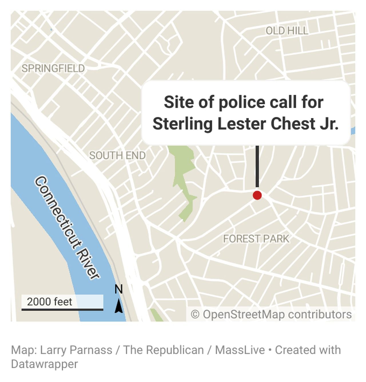 Map of police call