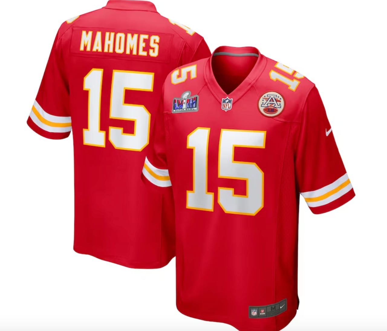 Mahomes Super Bowl jersey