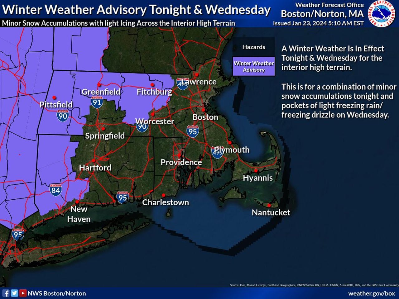 Winter weather advisory