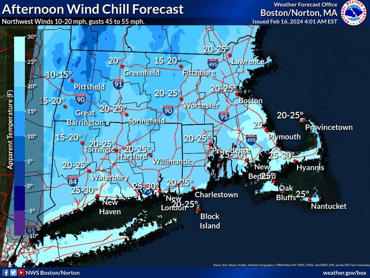National Weather Service wind chill