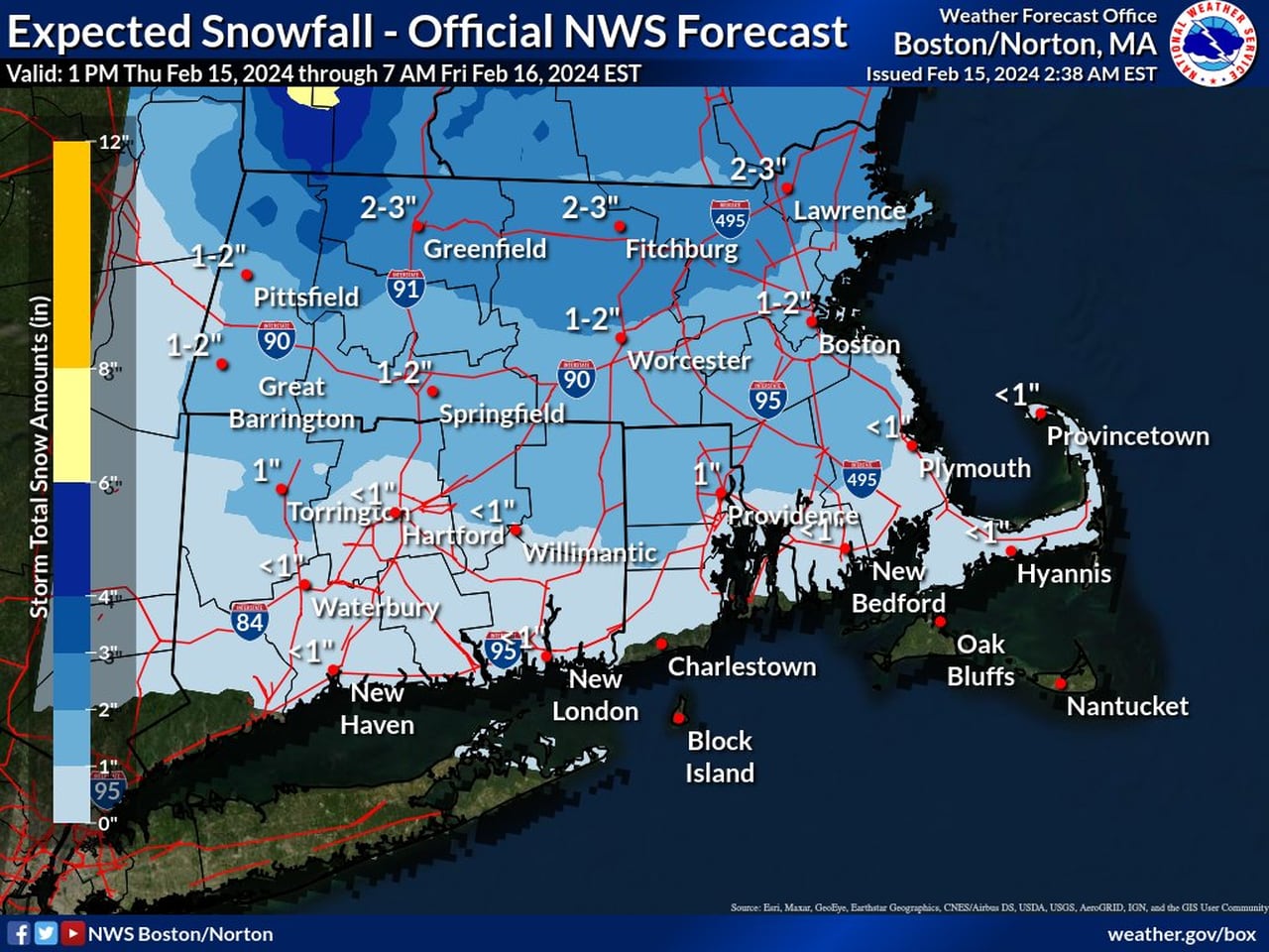 Expected Snowfall