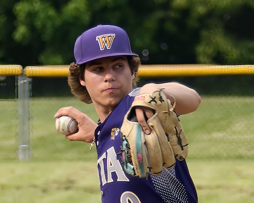 Westfield Technical Academy baseball pitcher Deven Werbiskis