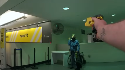 Man detained at Cleveland Hopkins after police say he wielded a machete