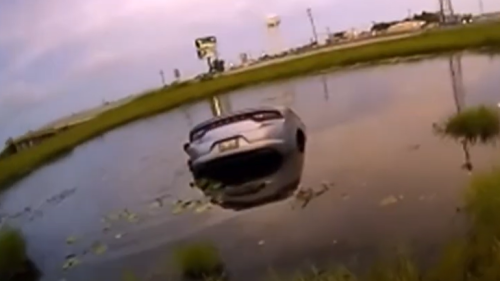 Texas woman recovering after dramatic rescue from submerged vehicle