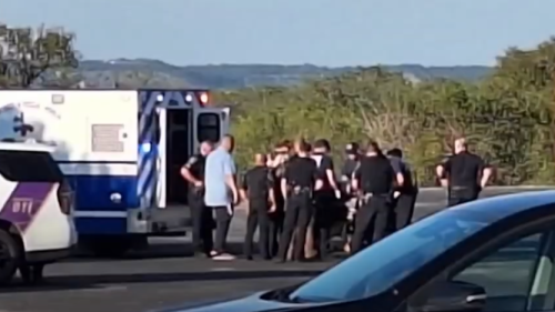 Texas JROTC students help SRO after his gun discharged, striking him
