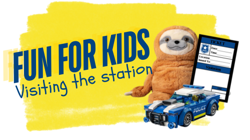 Kids at the station