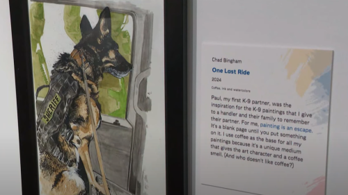 National Law Enforcement Museum opens exhibit highlighting officer artwork 