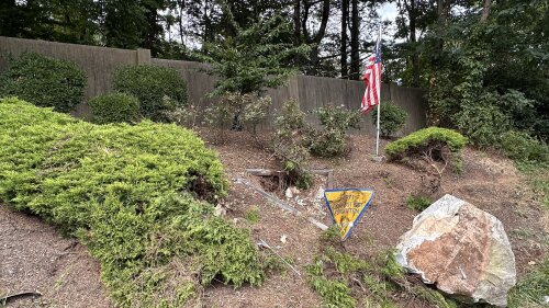 Highway memorial for fallen N.J. trooper damaged by impaired driver, cops say