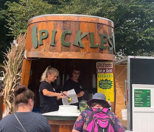 Pickle items at The Big E