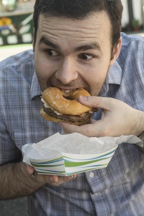 Nick O'Malley eats the original Craz-E Burger