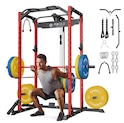 6-in-1 Workout machine in red