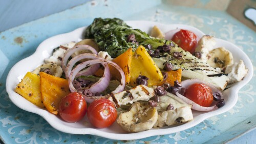 Food Grilled Greek Salad