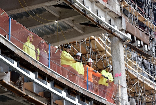 Veterans Home topping off