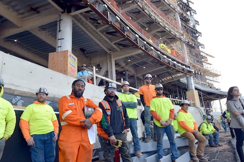 Veterans Home topping off