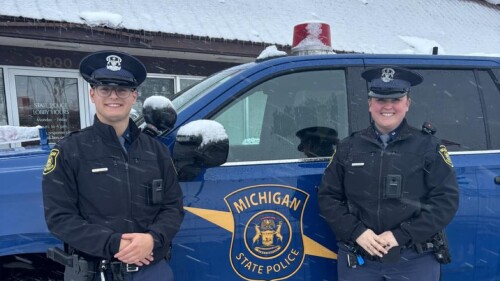 Fresh out of recruit school, Michigan trooper helps revive unresponsive woman