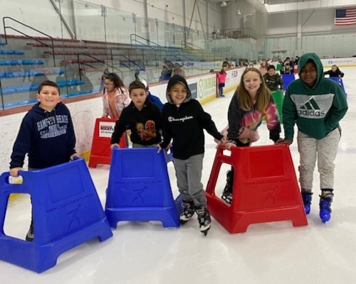 Abner Gibbs skaters at Amelia Park Arena