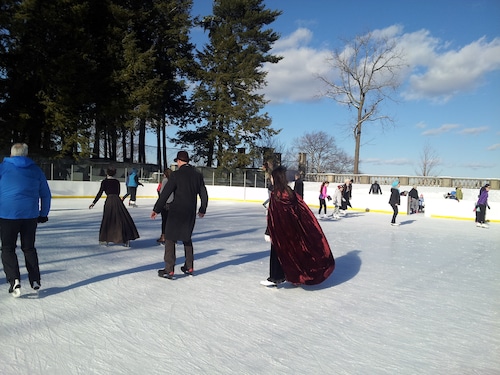 Jack Kirrane Ice Skating Rink at Larz Anderson Park Brookline