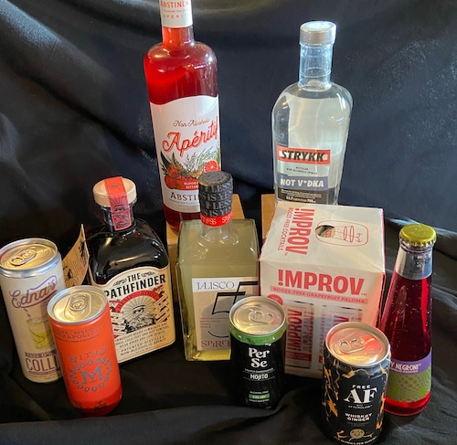 Dry Humor's non-alcoholic beverages