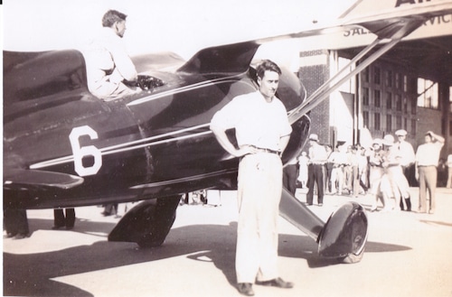 Robert Hall with the Bulldog