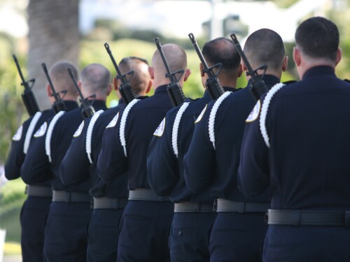 Police honor guard