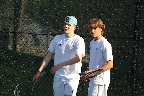 St. John's Prep boys' tennis vs. Newton North – 5-1-25