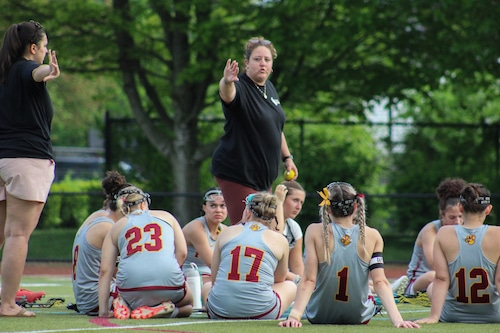Hampshire High School girls varsity lacrosse against Chicopee 05/15/2025