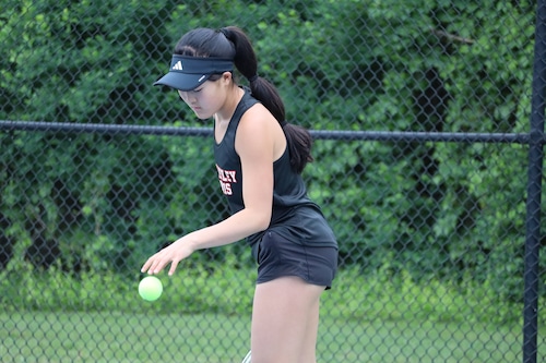 Wellesley girls' tennis vs. Newton South – 5-20-25