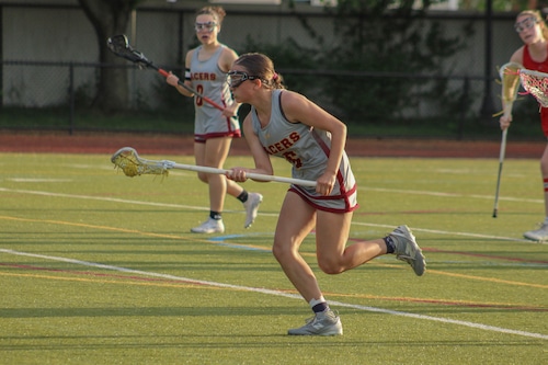 Hampshire High School girls varsity lacrosse against Chicopee 05/15/2025