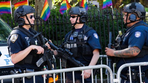 US-NEWS-NYC-PRIDE-PARADE-NYPD-NY
