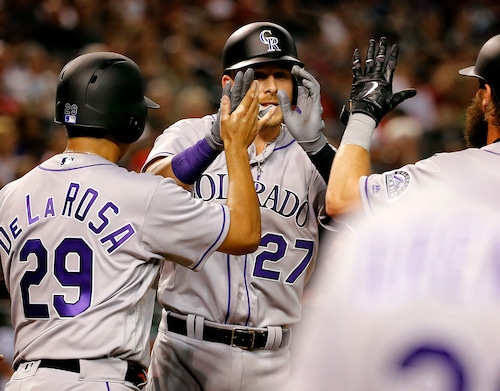 Trevor Story, Jorge De La Rosa