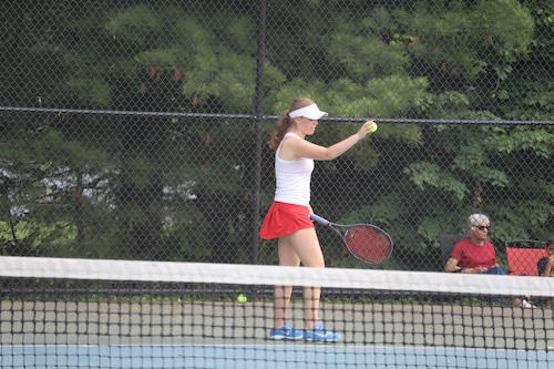 Longmeadow girls' tennis vs. Milton – 6-6-25
