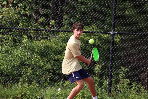 Needham boys' tennis vs. Shrewsbury – 6-2-25