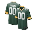 Green Bay Packers jersey in Green with white writing and yellow accents