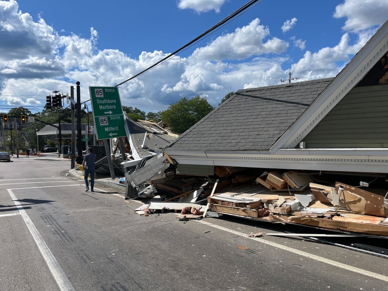 Hopkinton Collapsed Building