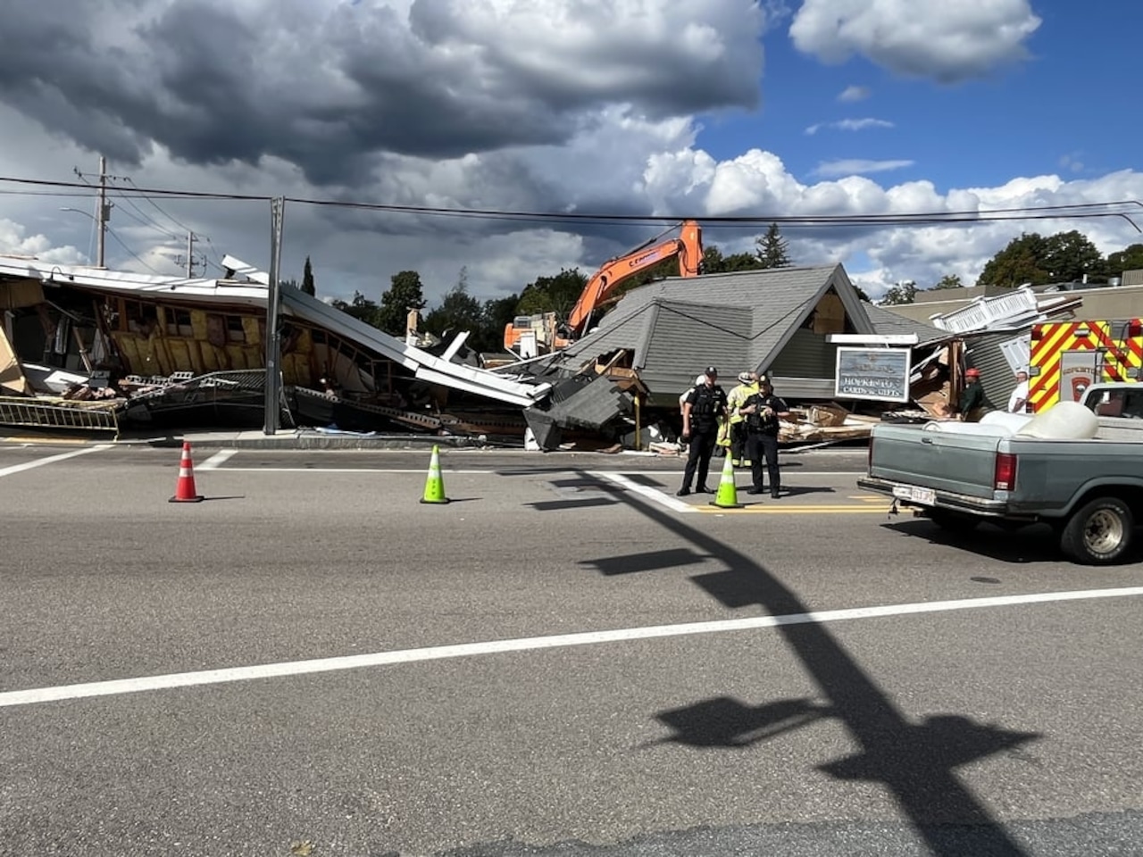 Hopkinton Collapsed Building