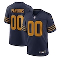 Micah Parsons Green Bay 1923 Classic Game jersey in a deep navy blue with gold name and number