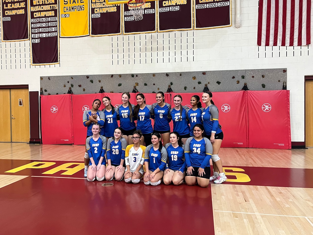 Chicopee Comprehensive's girls volleyball