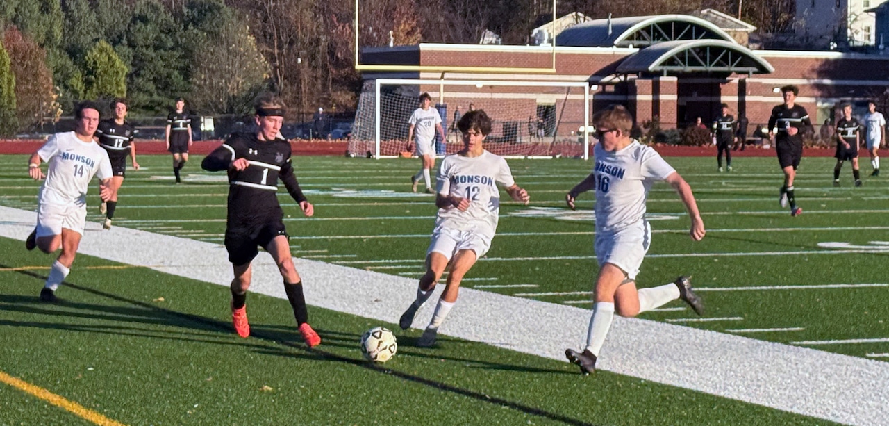 Pioneer Valley vs Monson WMass Class D boys soccer 2024