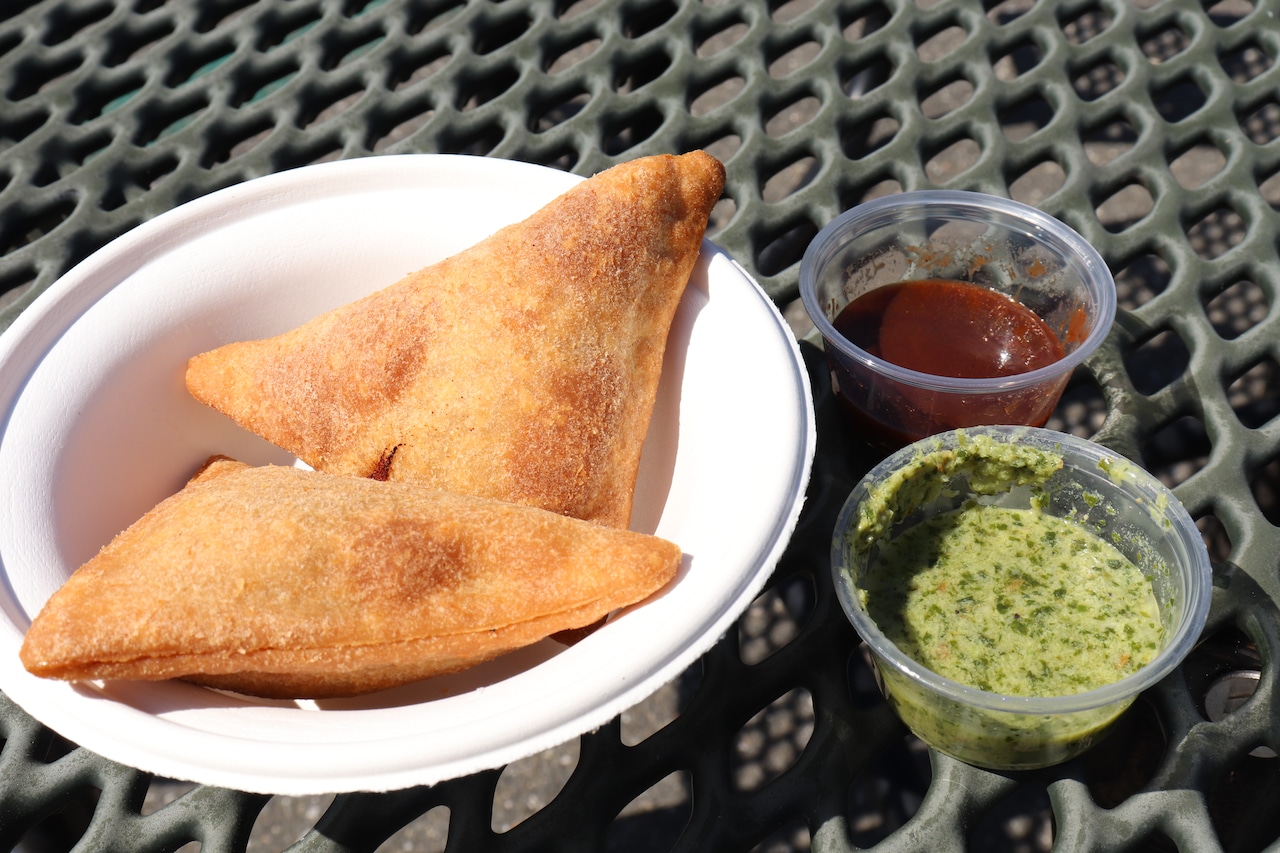 Chicken samosas